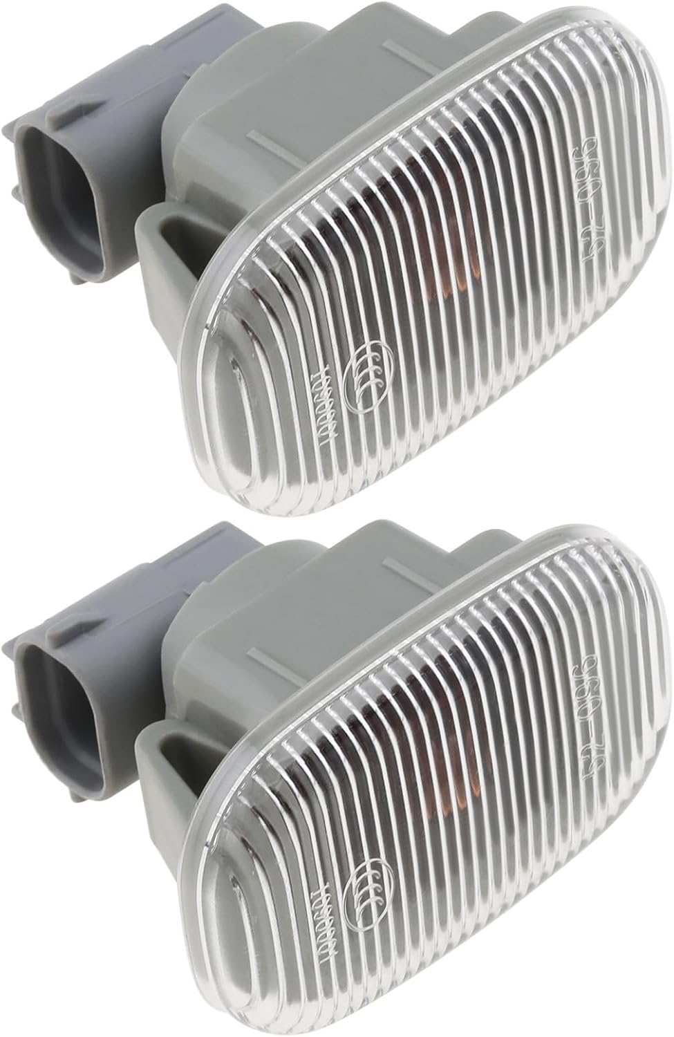 Emsea 2PCS Front Wing Side Indicator Turn Light Compatible with Toyota Corolla AVENSIS MR2 OE 81730-02022 81730-02023 81730-20220 56.1X35.8X46.4Mm Car Light image number 5