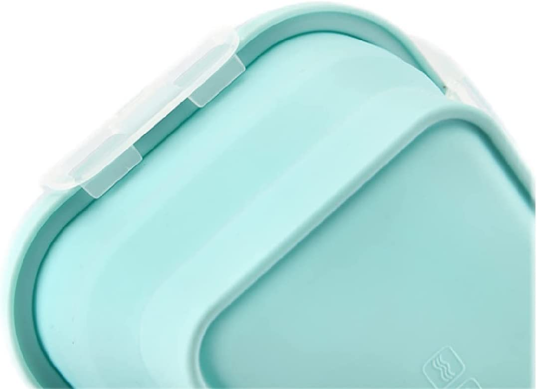 Trrcylp 3Pack Collapsible Silicone Food Storage Containers with Lid Foldable Lunch Bowls for Microwave Freezer Dishwasher Safe (1200Ml Rectangle)