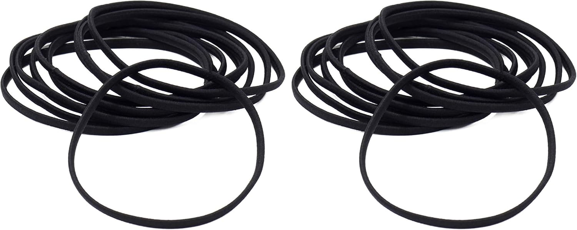 Big Hair Tools XXL Size Hair Elastics Flat - Brown image number 2