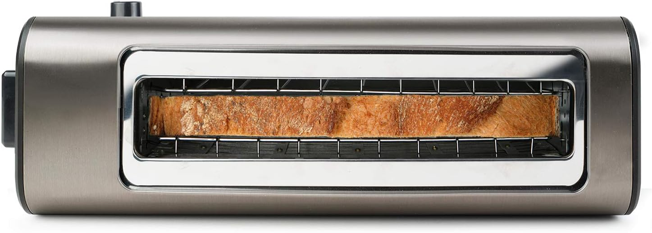 Black+Decker ES9600070B BXTO1000E Toaster, 1000, Stainless Steel, Grey, 1 Slot Chamber image number 2