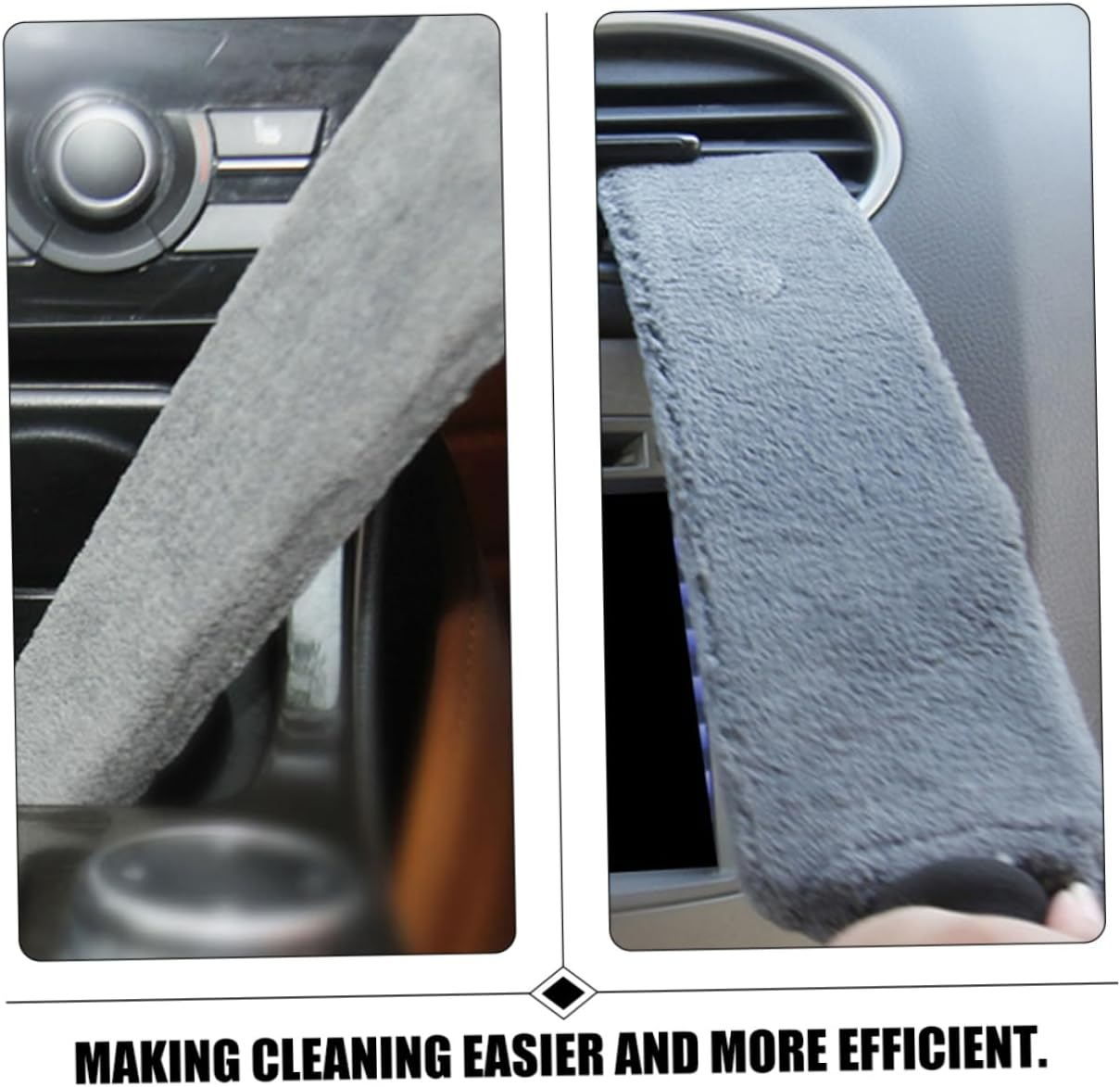 BESTOYARD Car Vent Cleaner Soft Brush Automotive Air Conditioner Outlet Dust Sweeping Mini Duster Cleaning Tool for Car Interior image number 2