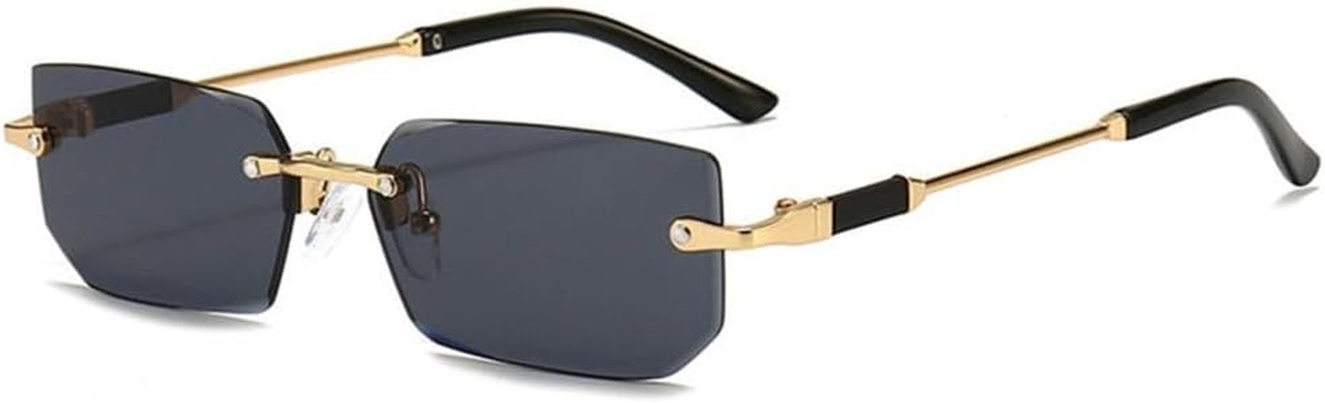 Rimless Sunglasses for Women Men Frameless Sun Glasses Shades UV400 Eyewear