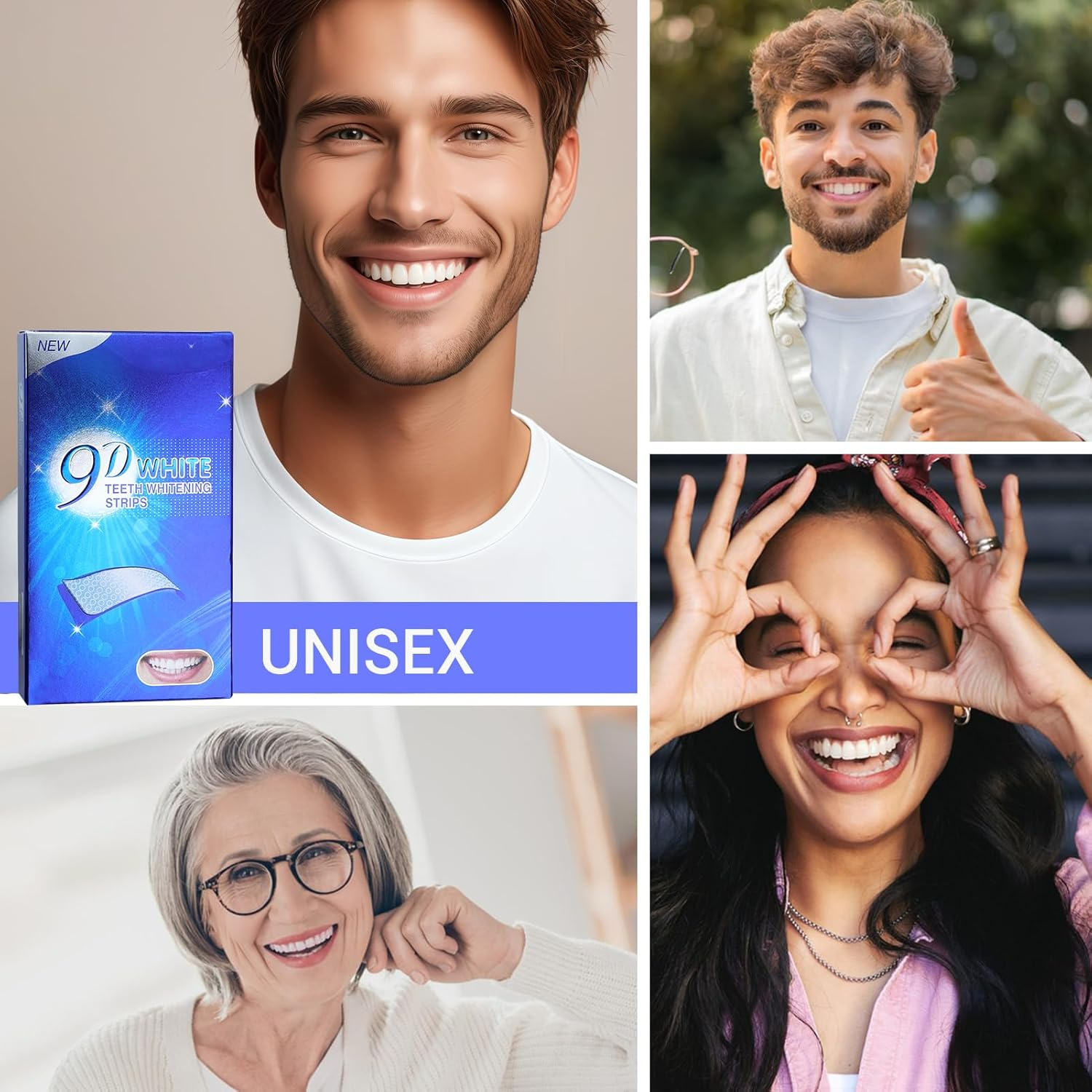 28 Pcs Teeth Whitening Strips, Whitening Strips Kit, Enamel Safe - No Slip, No Sensitivity & Gentle Tooth Whitening & Fresh Breath - Radiant Smile with Prevention of Teeth Stains image number 3