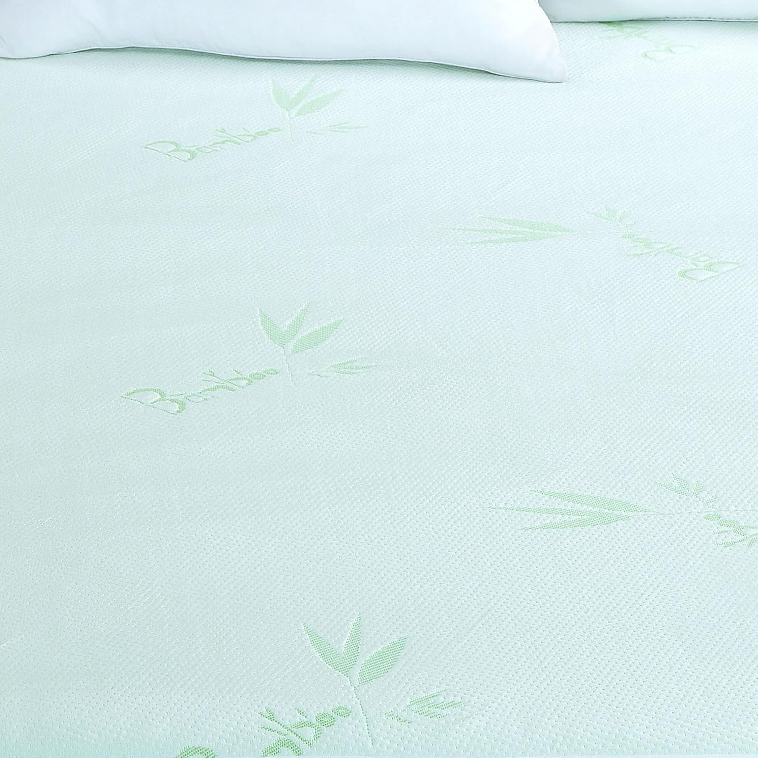 Ricoco Bamboo Waterproof Mattress Protector Queen Size Breathable Bamboo Mattress Protector, Hypoallergenic Fully Fitted (Queen Size) image number 3