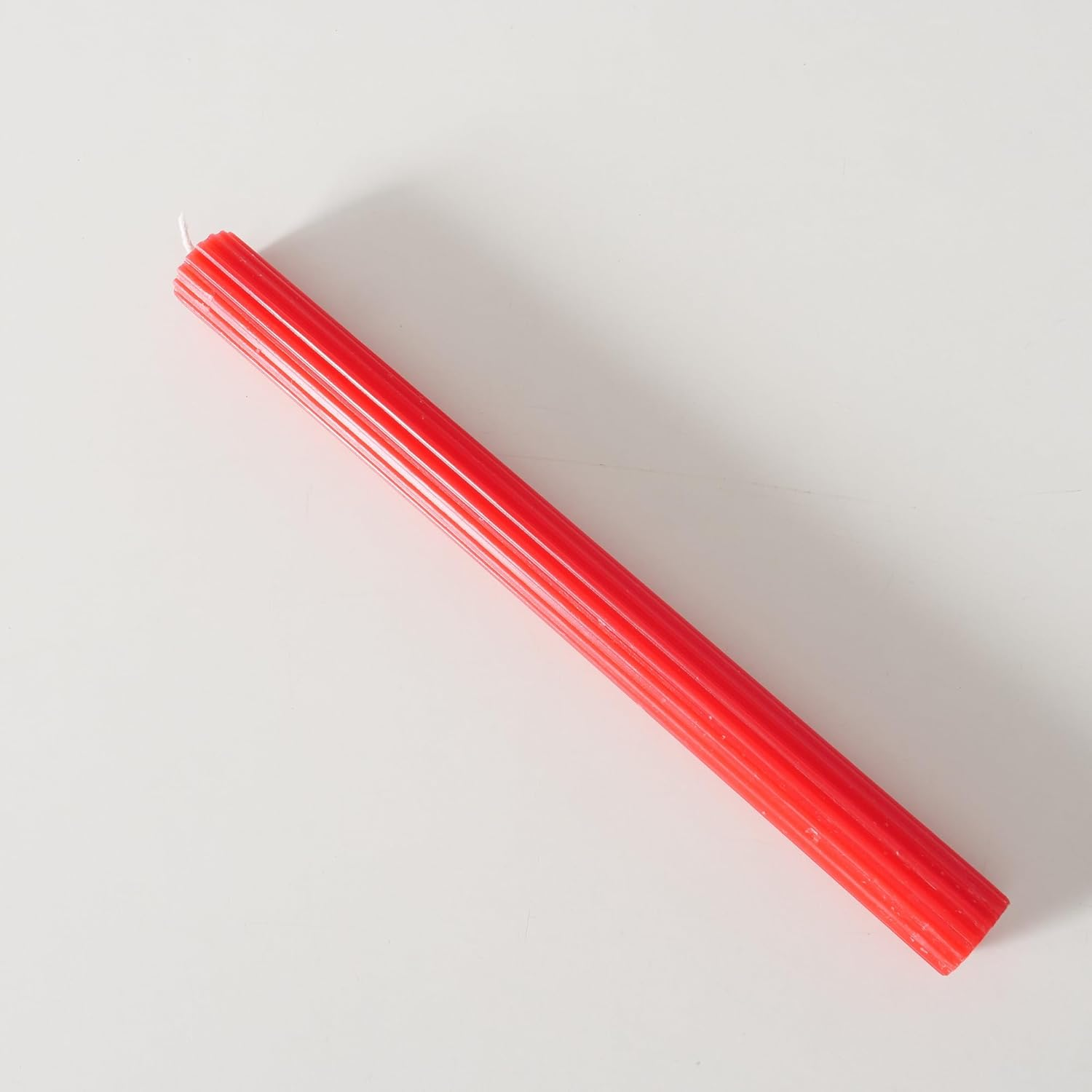 Boltze Classic Taper Candle (4 Pieces, Red, 25 Cm, Wax, Ribbed Surface, Classic Design, Taper Candle, Candle, Red Candle, Decoration) 2048492 image number 2