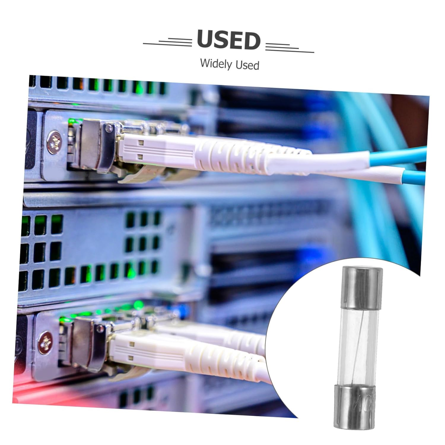 FELTECHELECTR 5X20Mm Glass Tube 250V 5A Pack Essential for Outdoor Christmas Lights image number 2