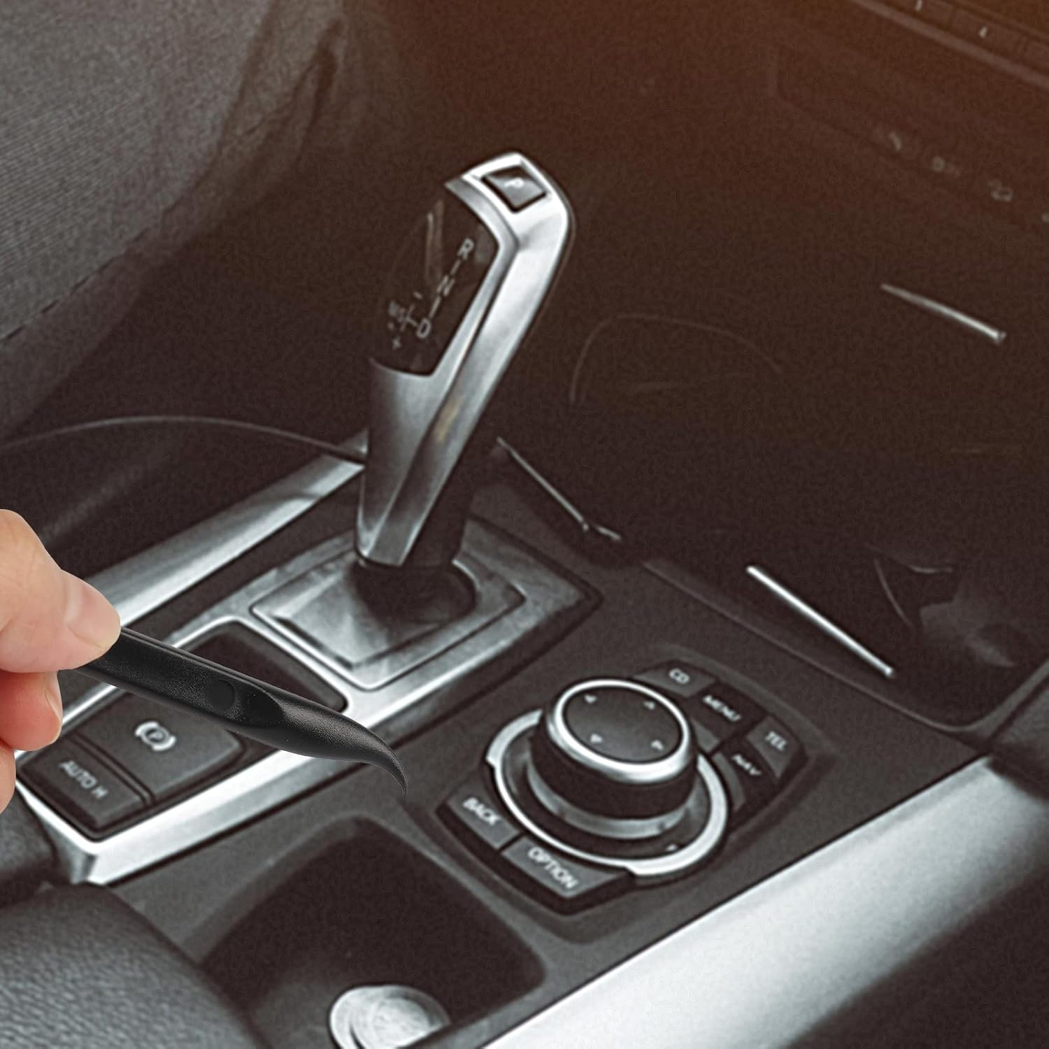 AIEX 9Pcs Plastic Scraper Tool, Non Scratch Cleaning Scraper Multi-Purpose Stiff Scrapers Pointed Narrow and Wide Scraper Tool for Removing Labels Stickers Oil Stains Paint Pen Shaped image number 1