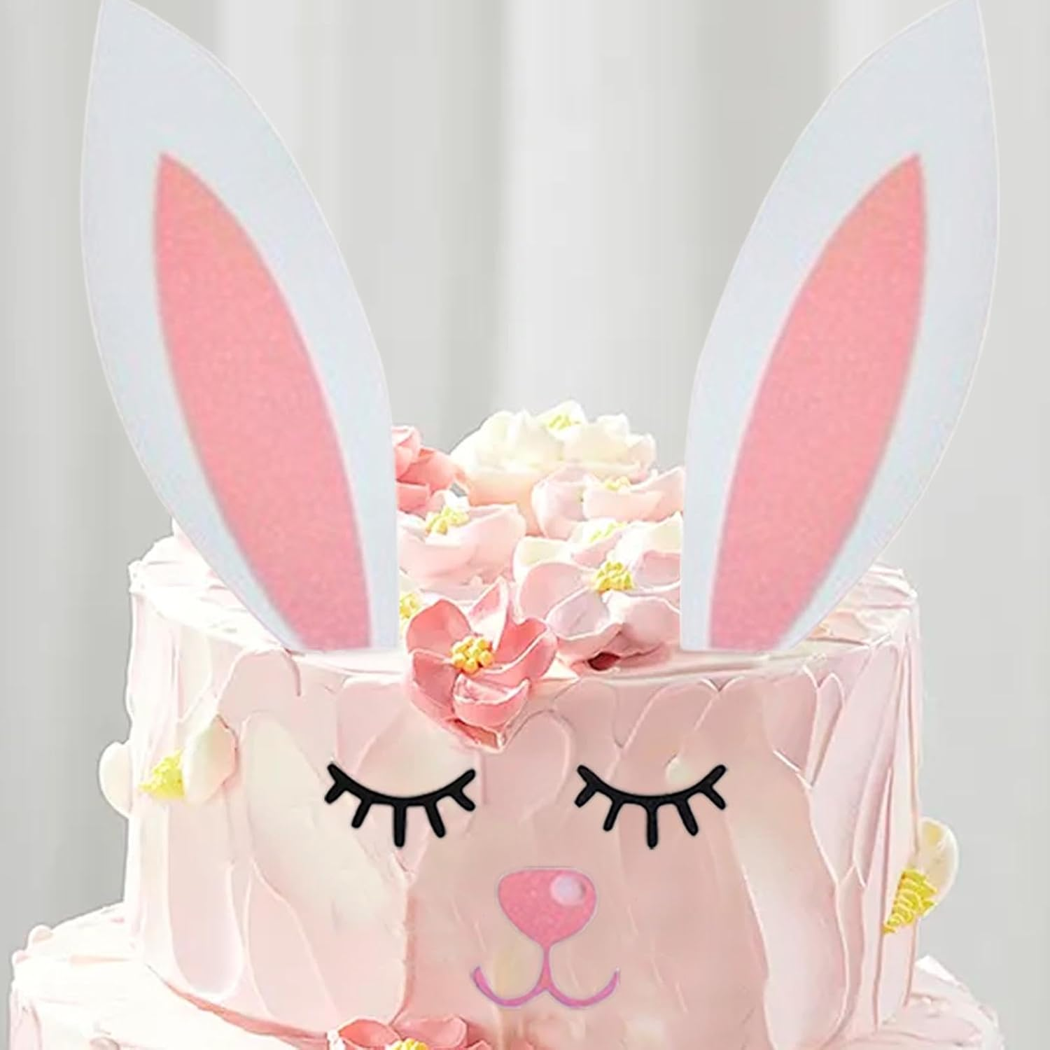 Antler Cake Topper - Cake Topper Cake Decoration Rabbit Ears Antler - Cake Dessert Toppers Cake Decorating Supplies Safe for Wedding Christmas image number 2