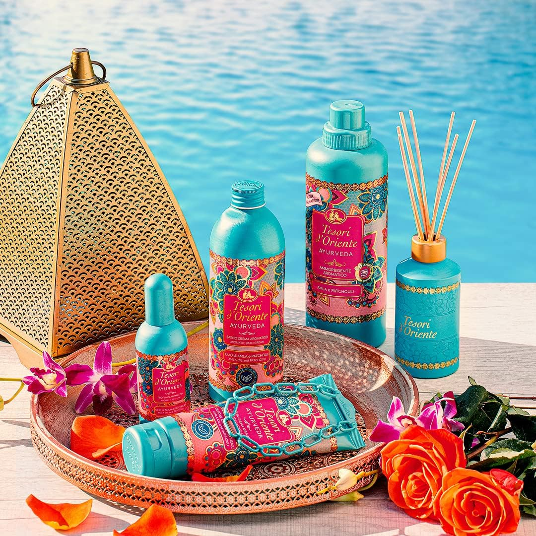 Tesori D'Oriente - Ayurveda Shower Cream with Notes of Amla and Patchouli, Gently Cleanses the Skin and Gives Radiance and Softness, 250 Ml image number 6