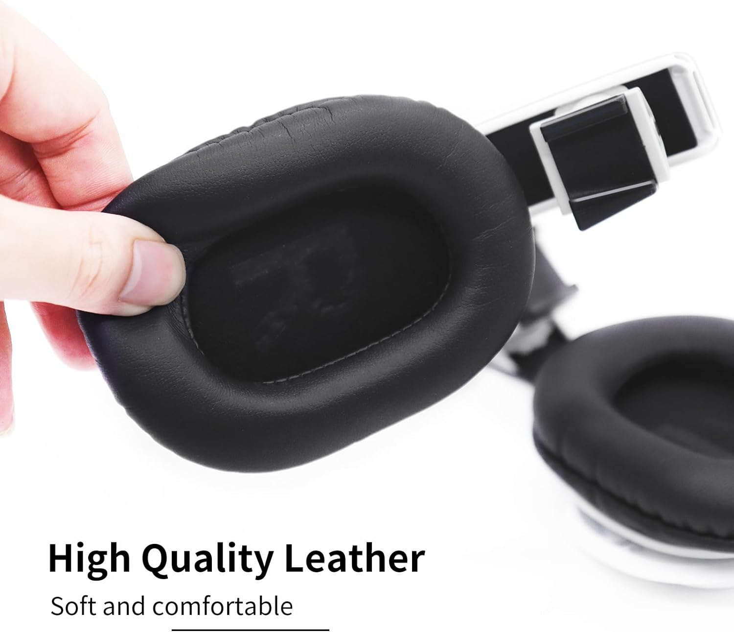 Globular Cluster PH2 Stereo VR Headphones for PS VR 2 - Clip on Design Easy to Install & Remove - Looks Tidy with Cable Router - More Comforable than In-Ear Buds ((75Mm X 90Mm Earmuffs White) image number 1