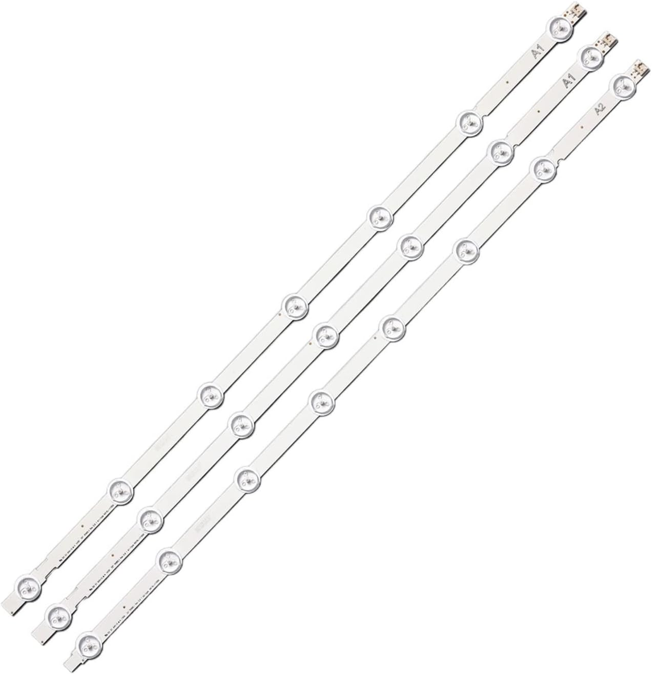 TILEZE 630Mm A1 A2 LED Backlight Strips 32" TV 6916L-1440A 6916L-1439A 32LN540U-ZA 32LA621V LC320DUE-SFR1 LC320DXE-SFR1 32LN5400 Fit for LG image number 5