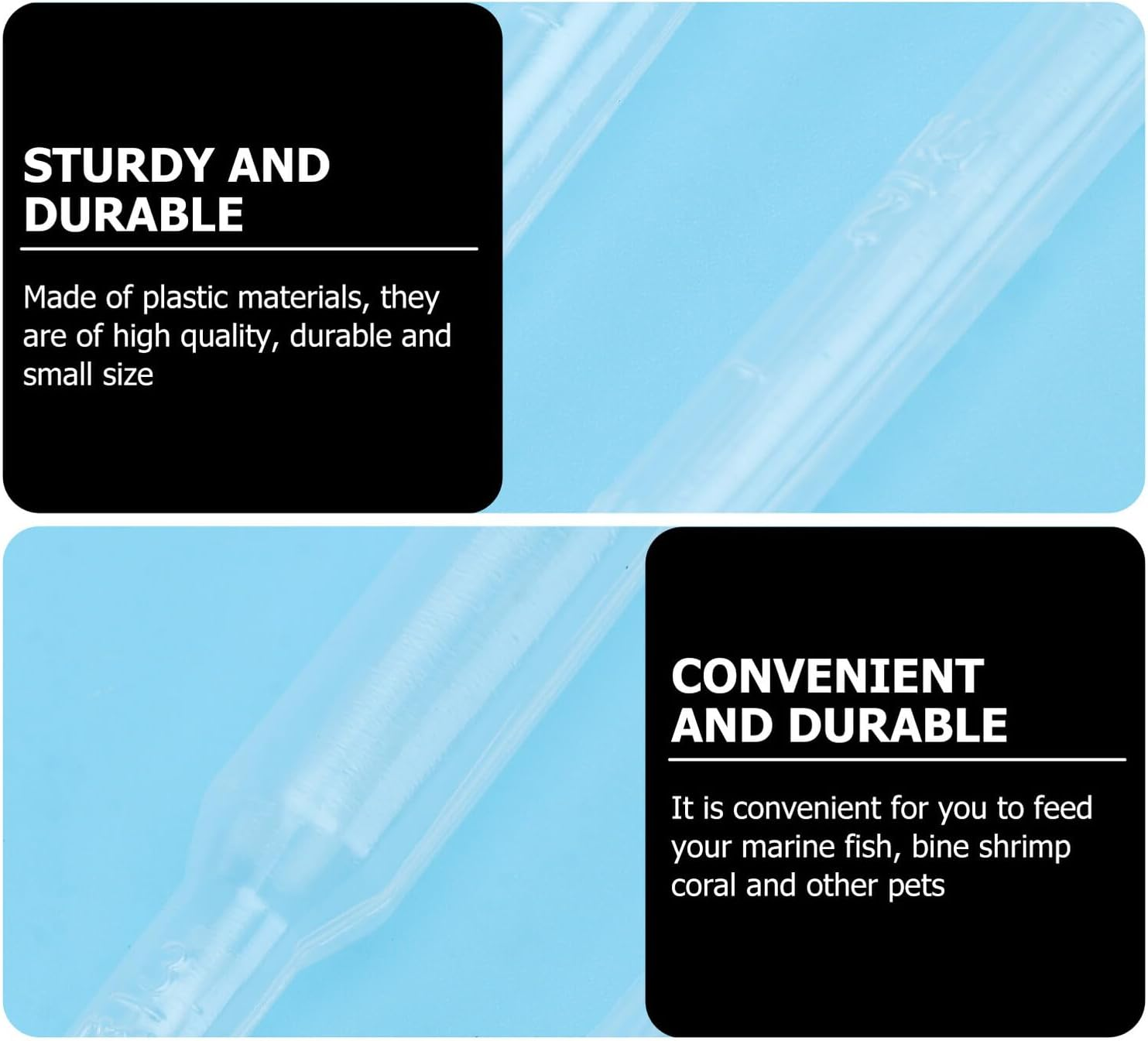 Balacoo 10Pcs 3Ml Plastic Coral Syringe Tubes Manual Shrimp Liquid Feeders for Aquarium Fish Feeding Pet Supplies image number 4