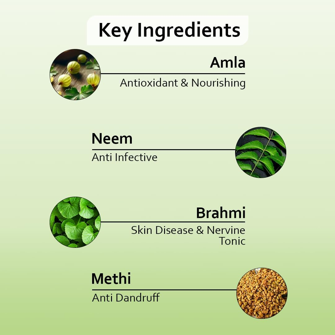 Bio Resurge Life Ayurvedic Padmakesh Nourishing Hair Oil with Natural Herbs Extracts, Controls Hair Fall, Fights Dandruff, Ayurvedic Nourishment for Hair (100 Ml) image number 3