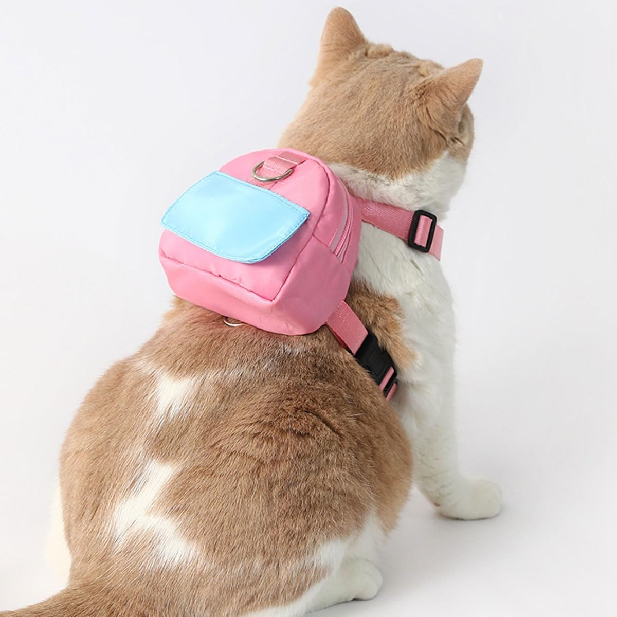 AIMALL Cartoon Dog Backpack, Adjustable Small Dog Outdoor Travel Harness with Poop Bag Dispenser, Durable Polyester Twill, for Small to Medium Pets image number 3