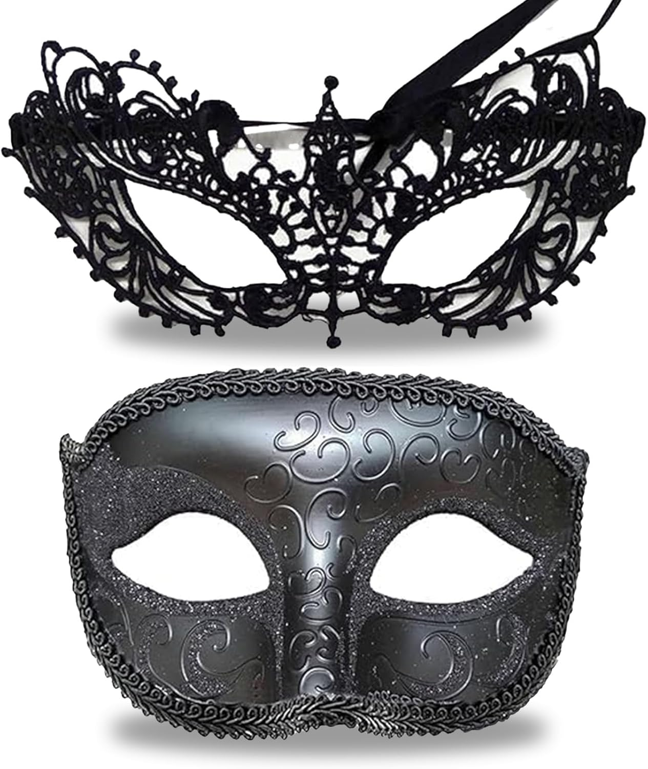Couples Masquerade Masks, Cosplay Party Masks image number 5