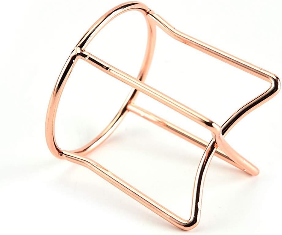 Cosmetic Egg Racks Egg Powder Puff Display Stand Drying Rack Rosy Gold Makeup Sponge Holder Cosmetic Egg Drying Holder 4.5 * 4 * 4.5CM and Creative Practical Design image number 3