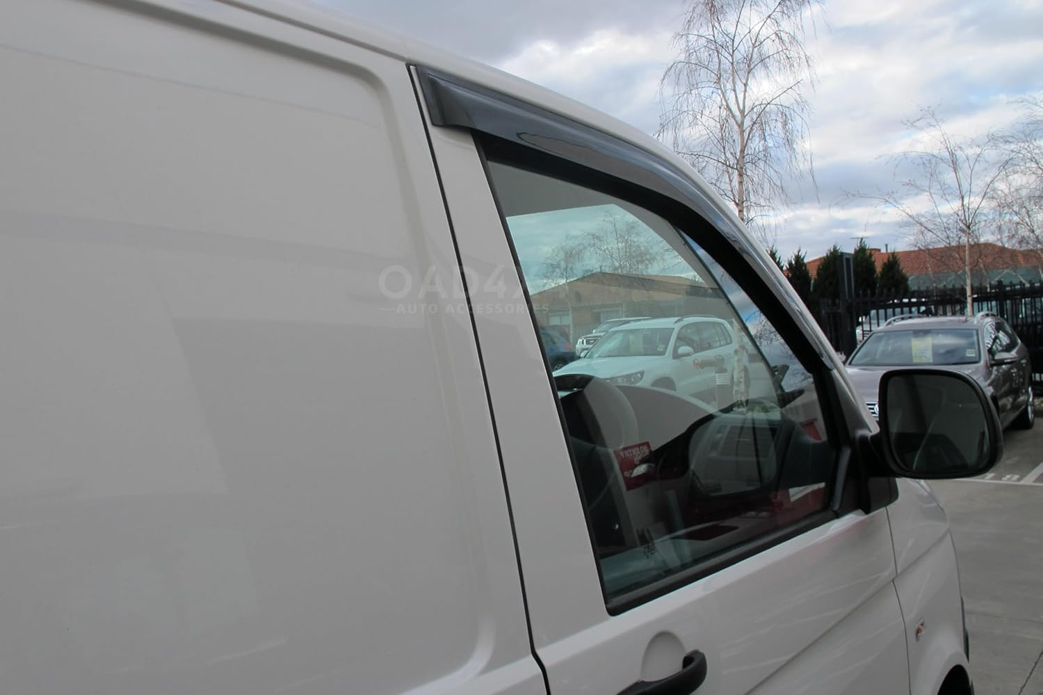 OAD4X4 Weathershields Compatible with Volkswagen Multivan/Transporter T6.1 2020-Onwards, Weather Shields Window Visors Wind Deflectors Sun Rain Guard 2PCS Set