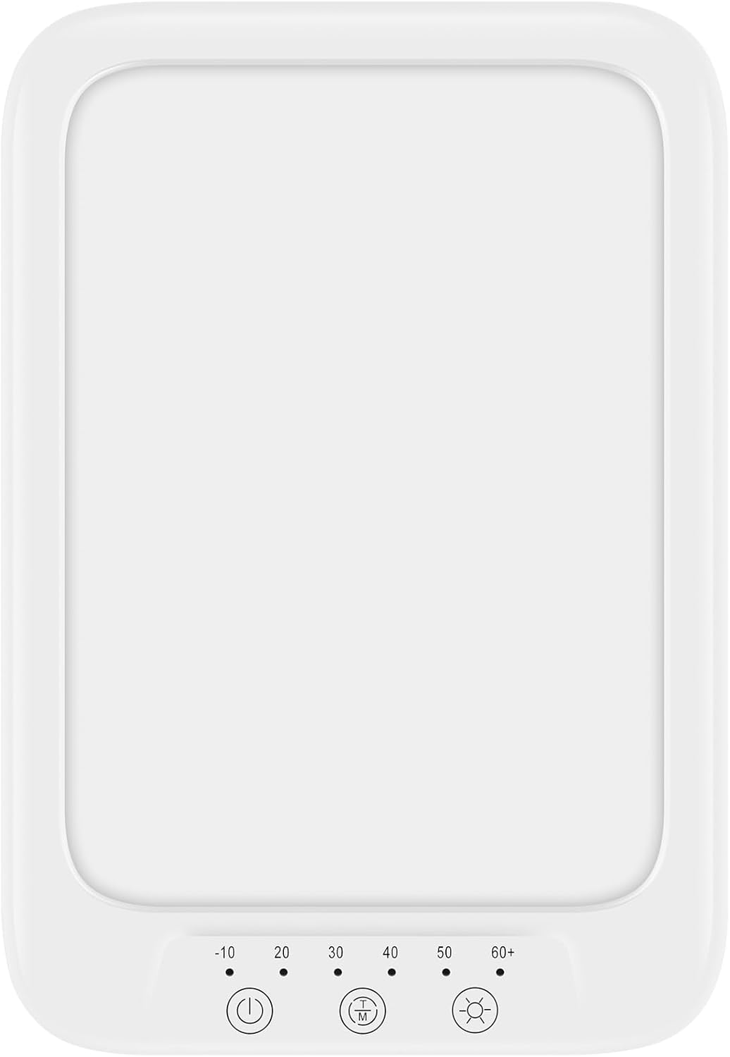 Fxvhojq SAD Light Therapy Lamp, 10000 LUX LED Sunlight Lamp, White