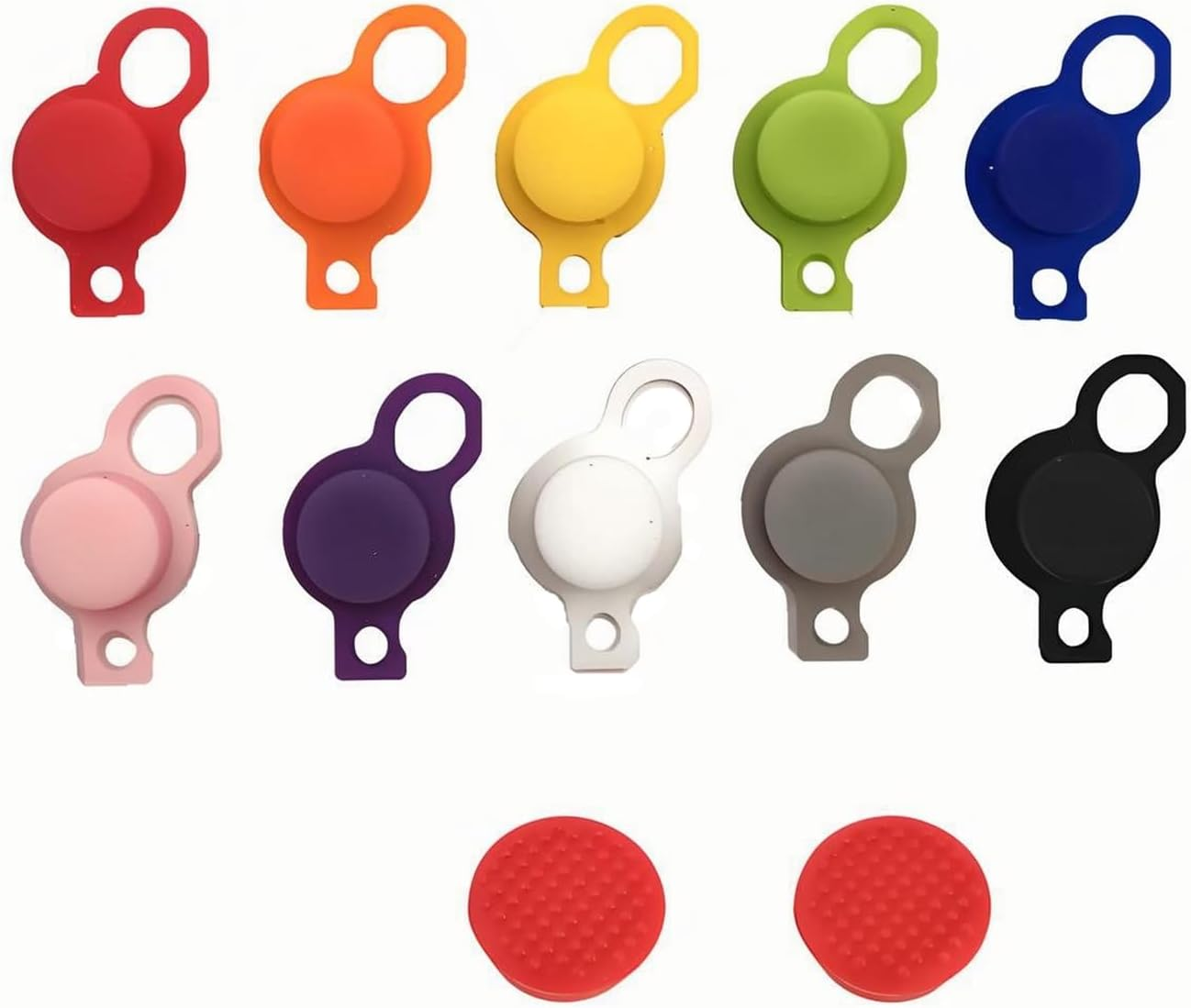 Yeanifeana 10 Pcs C-Stick Cap Replacement for Nintendo New 3DS XL/2DS XL, Circle Pad Button Cover, Anti-Slip Grip Cap Compatible with C Key image number 2