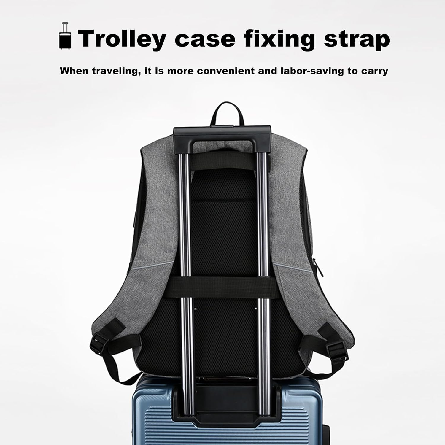 Laptop Backpack for 17 Inch Laptop Bag with USB Port Fashion Waterproof Backpacks image number 5