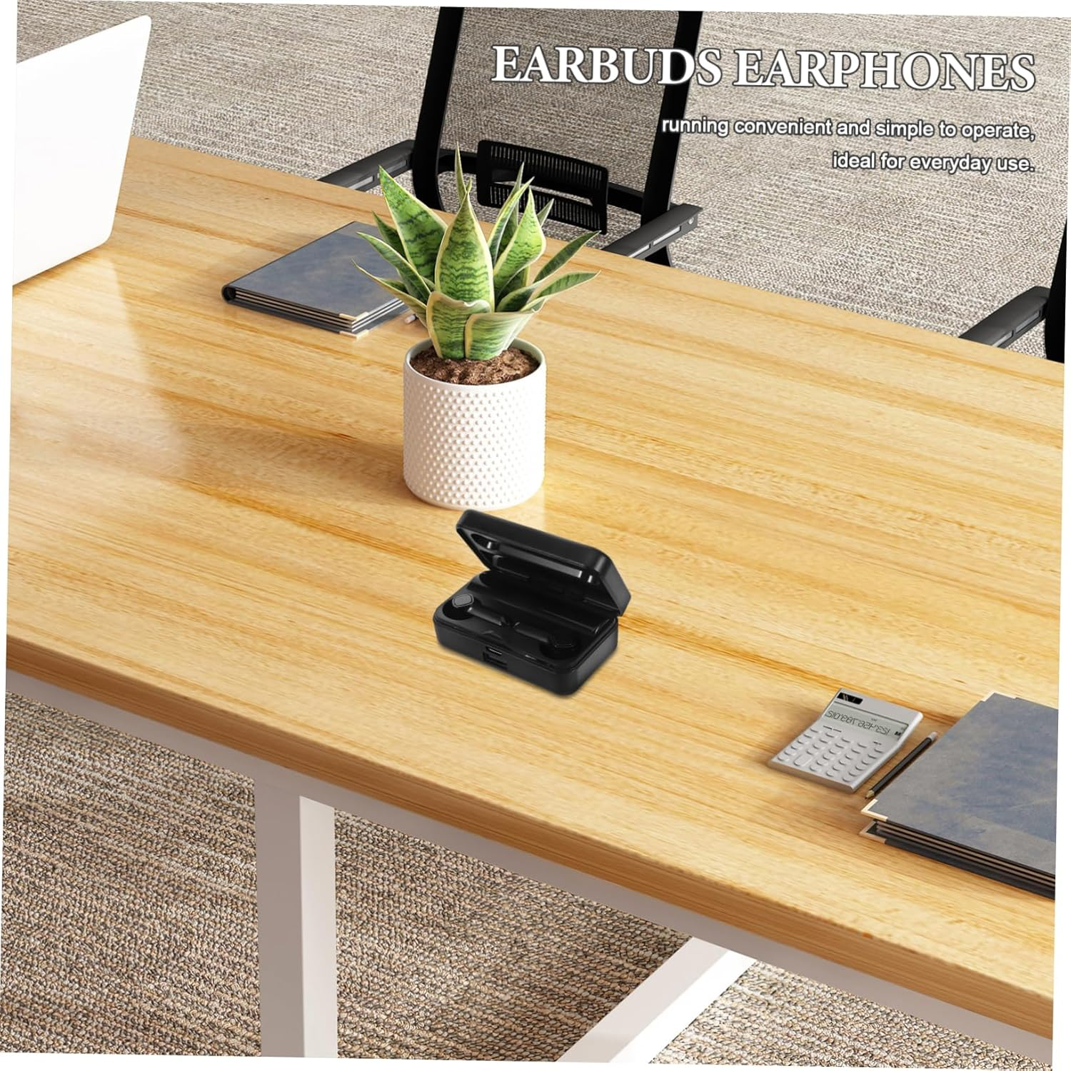 HOMOCONO 1 Set Wireless Dual Ear Headphones Lightweight Sports Earphones for Cycling Running Daily Use Sound Quality Extended Battery Life User Friendly Design image number 4