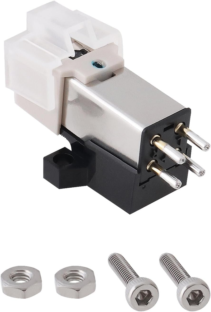 SING F LTD 1PC Turntable Magnetic Cartridge Stylus Compatible with Audio Technica AT3600 AT3601 AT-3600L 4.2 Mv 20Hz-20Khz with Screw Nut Record Player Cartridge Needle image number 5