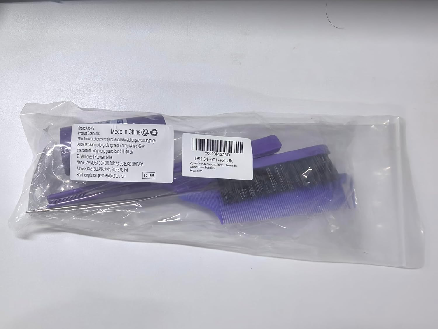 Apooliy Hair Wax Stick,Wax Stick for Hair Flyaways,Slick Stick for Hair, Non-Greasy Styling Hair Pomade Stick,Hair Accessories image number 2