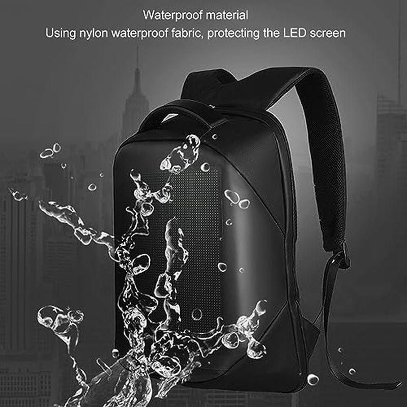 Full Color LED Display Backpack with High Brightness, Large Capacity, Waterproof and Breathable, Versatile Usage, for Advertising, Festival, Slogans, Commercial Promotions