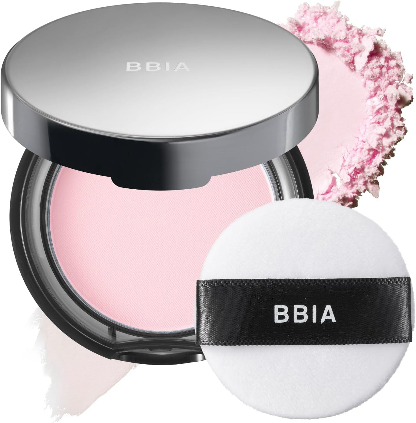 BBIA EAU Powder Pact - 4 Colors (02 COOL BLUE, Pack of 1)