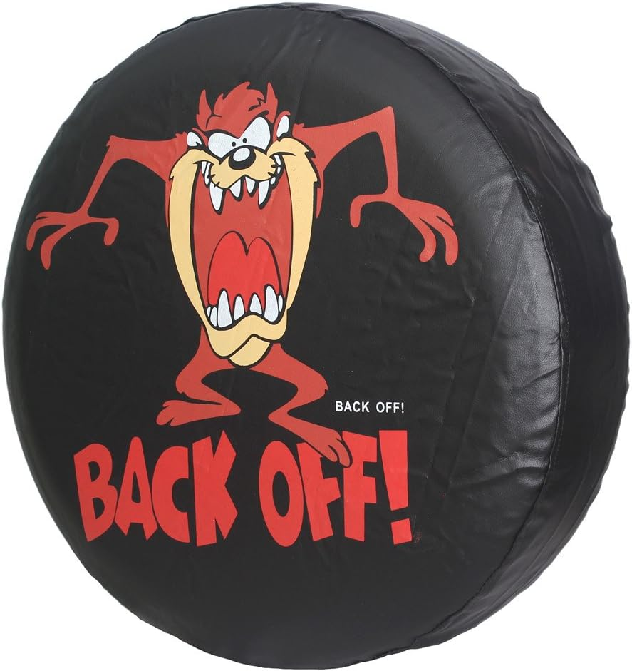 Spare Tire Coverpvc Leather Waterproof Dust-Proof Back off Rv Wheel Covers for Jeep Liberty Wrangler SUV Camper Travel Trailer Accessories (14 Inch for Tire &Phi; 23-27)