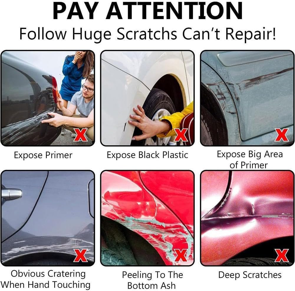 Car Scratch Remover, for Car Scratches,Multi-Purpose Nano Magic Cloth Easy to Repair Small Scratched Water Spots image number 1