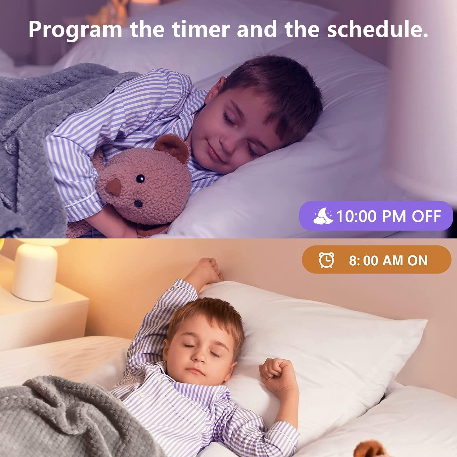 BELEAAD 10W Smart Light Bulb, Wifi & Bluetooth E27 Smart LED Bulb, 1000Lm RGBCW Alexa Colour Changing, Dimmable Multicolour, 2 Pack Value Bundle, App & Voice Control for Indoor Home image number 5