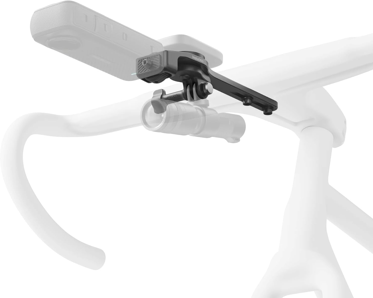 Insta360 Bike Computer Mount (Integrated Handlebars) - Compatible with Insta360 Cameras, Bike Lights, & Computers (Garmin, Wahoo, Bryton, Giant) image number 6