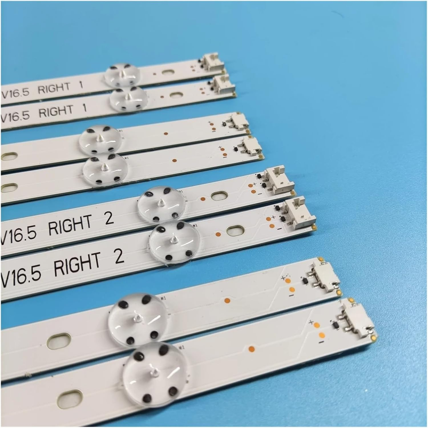 8PCS LED Backlight Strip for 49Inch TV 49UH603V 49UH620V LC490DGE 6916L-2705A 6916L-2706A 6916L-2707A 6916L-2708A 49LJ510T (Color : 2 Set) image number 1