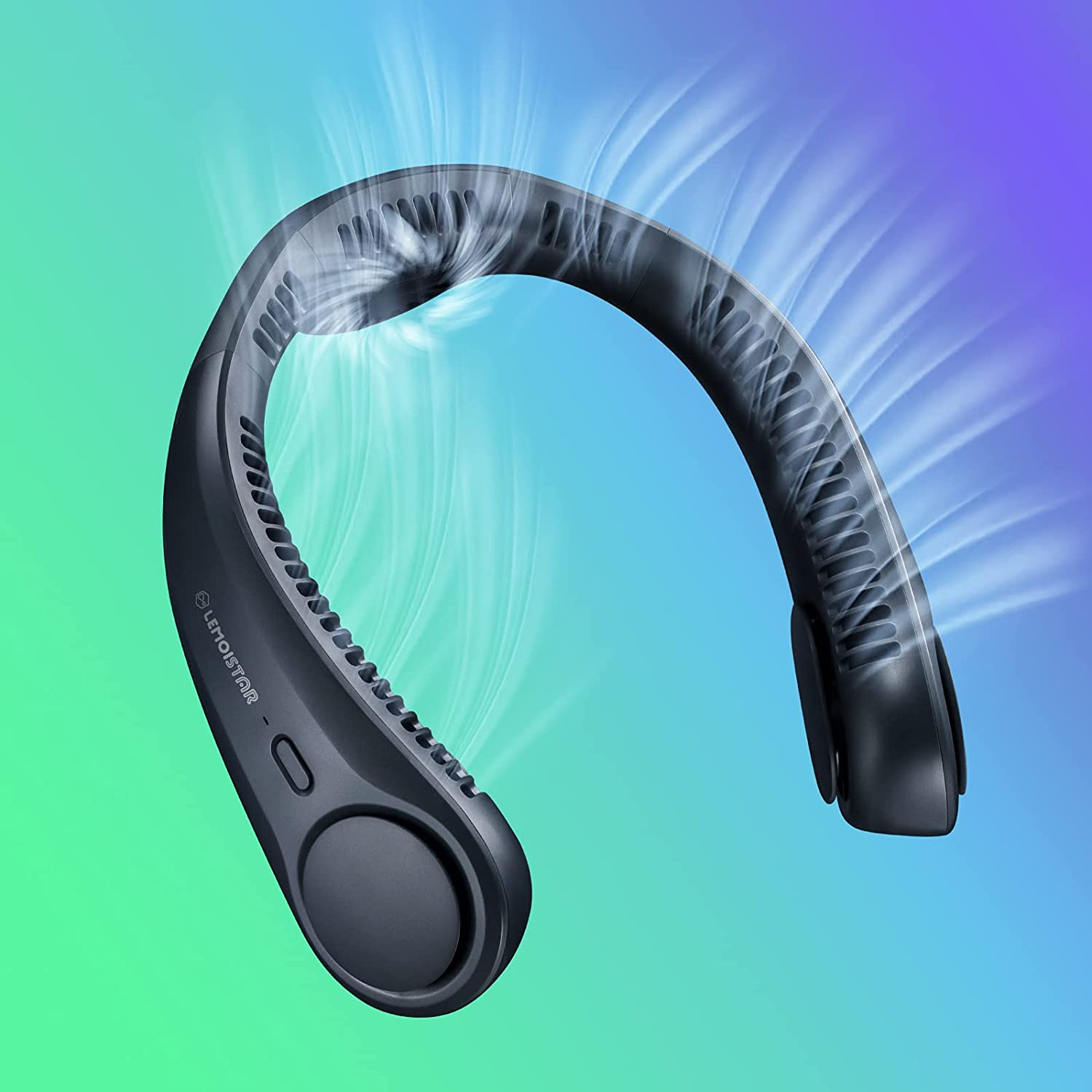 Portable Neck Fan with Extra Back Motor, Hands-Free Bladeless Air Conditioner, 4000 Mah Battery Powered Wearable Personal Fan, Leafless, Rechargeable, Quiet, USB Operated Fans,3 Speeds, Soft Silicone&hellip;