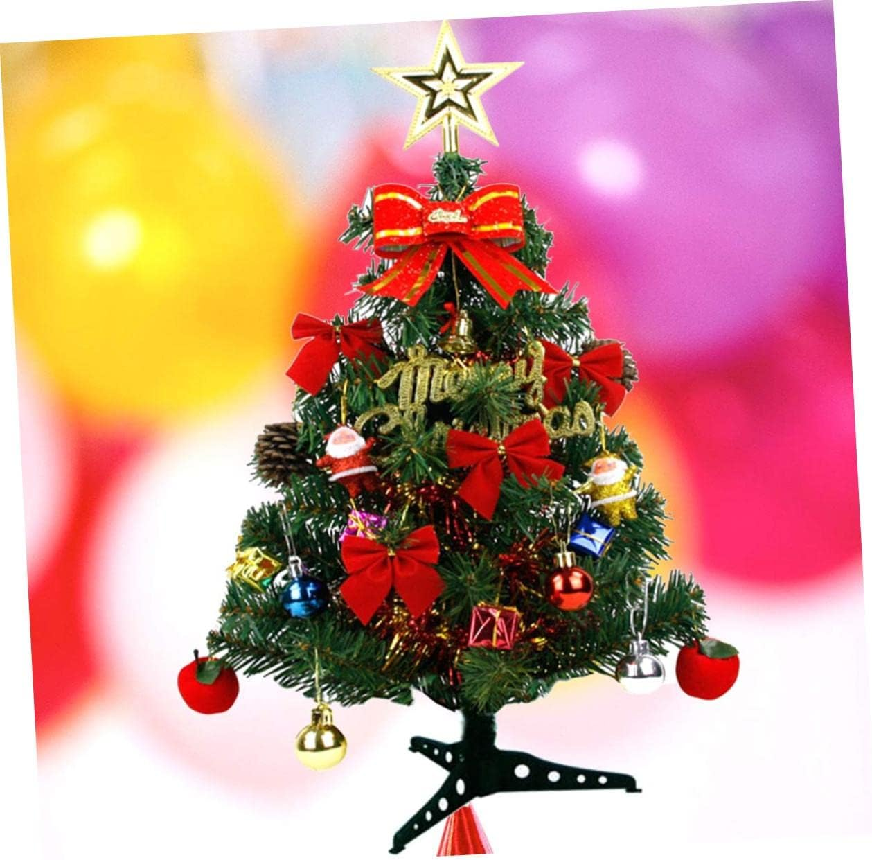 45Cm Small Tabletop Christmas Tree Desktop Ornament Artificial Holiday Decoration for Home and Party image number 4