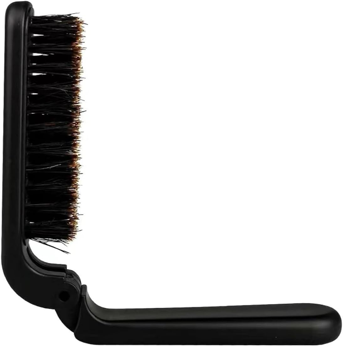 Foldable Boar Bristle Brush Collapsible Anti-Static Brush for Men and Women image number 2