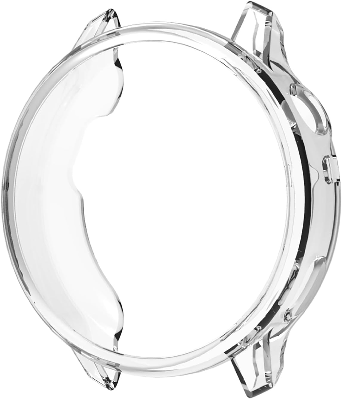 GIOPUEY Case Compatible with Garmin Venu 4 41 Mm, Pack of 2, Soft TPU, Shock Resistant Cover - Transparent + Transparent image number 6