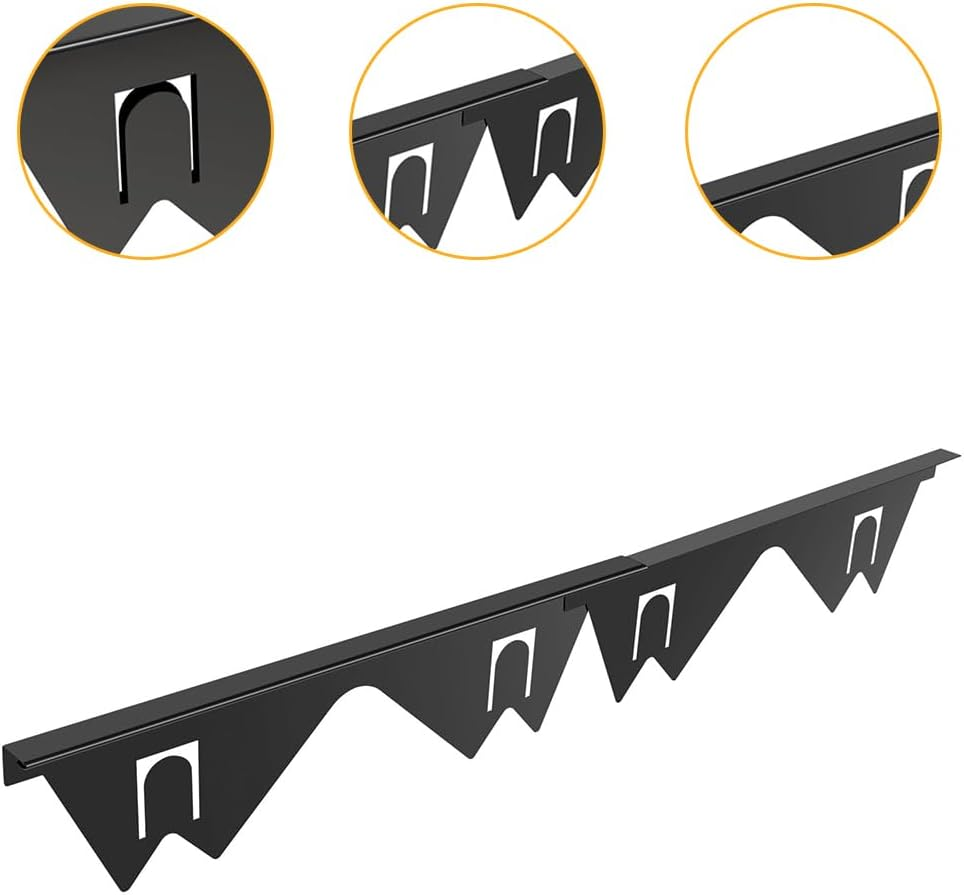 2PACK Stainless Steel Stove Counter Gap Cover, Stove Gap Guard, Stove Gap Filler for Kitchen, Range Trim Kit Easy Clean Heat Resistant, Adjustable Length 35 to 70Cm image number 6