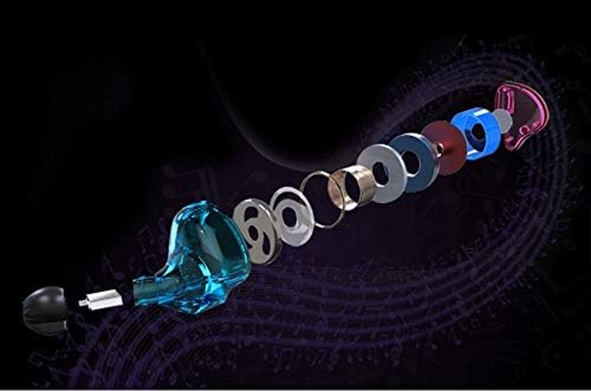 KZ ZST Earbuds with Microphone, Purple