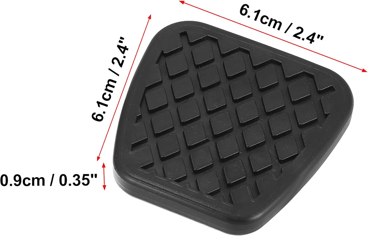 X AUTOHAUX 2Pcs Brake Clutch Pedal Pad Cover for Honda Accord Civic 46545 SA5 000 Rubber Pad Manual Replacement image number 1