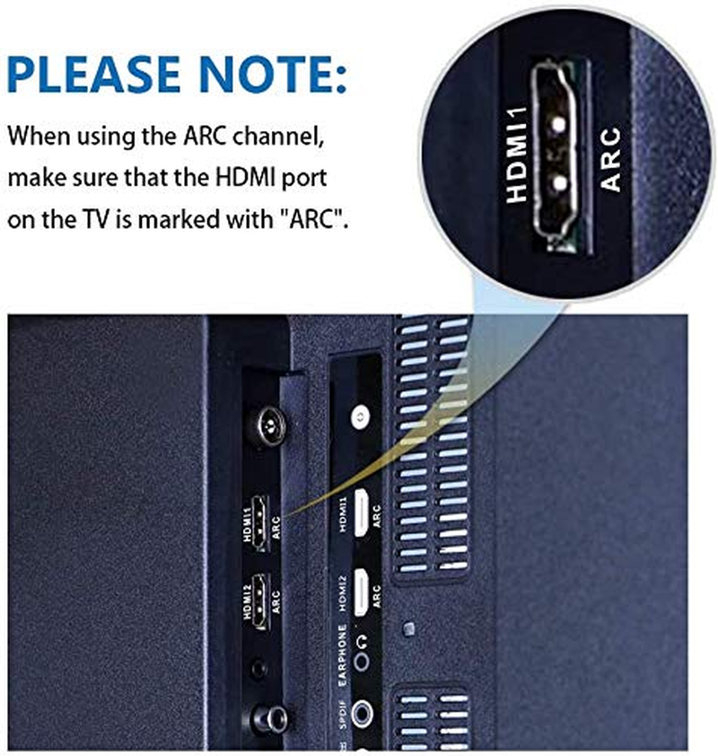 HDMI ARC Audio Extractor 192Khz DAC Converter ARC Audio Extractor Support Digital HDMI Audio to Analog Stereo Audio RCA L/R Coaxial SPDIF and 3.5Mm Jack ARC Audio Adapter for TV image number 5