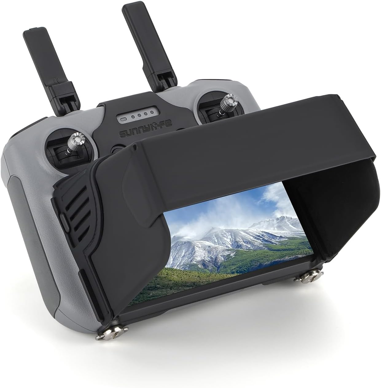 FSIDIWT Sun Hood Sunshade Cover for DJI Mini 4 Pro/Air 3 RC 2 Remote Controller Accessories, Anti-Glare Foldable Drone Controller Sun Hood Protective Cover image number 5