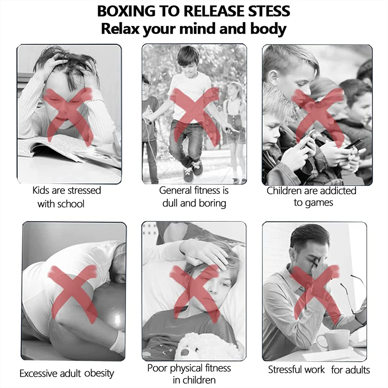 Smart Boxing Machine Wall Mounted with Music Light and Gloves - Indoor Training Equipment for Children, Youth and Adults image number 5