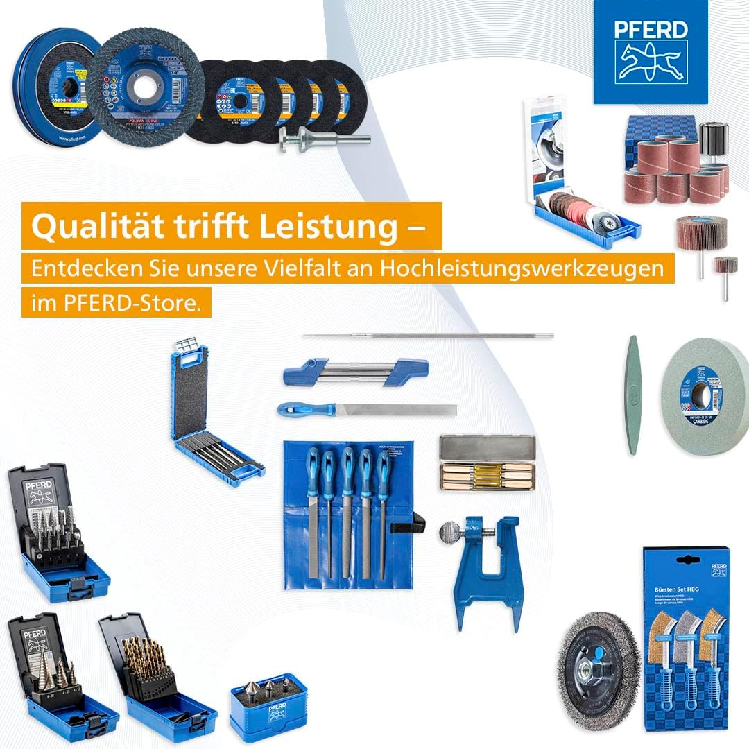 PFERD Workshop File Set in PVC Roll Bag, 5 Files, Cross Cut H1, 250 Mm, 11800541 - Suitable for Coarse Cutting and Roughing image number 6