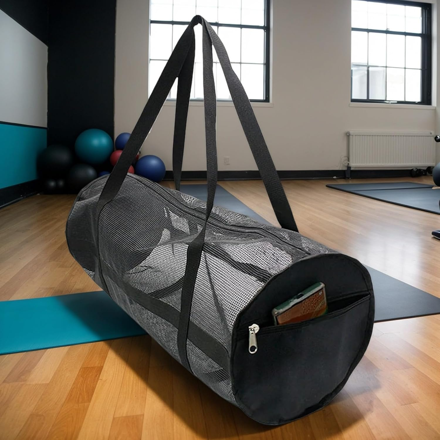 Dive Bag for Gear - Mesh Duffle Bag,Foldable Large Duffle for Holding Basketball Volleyball Soccer, Laundry Gym Dive Snorkeling Swimming Beach Scuba Pool Travel image number 4