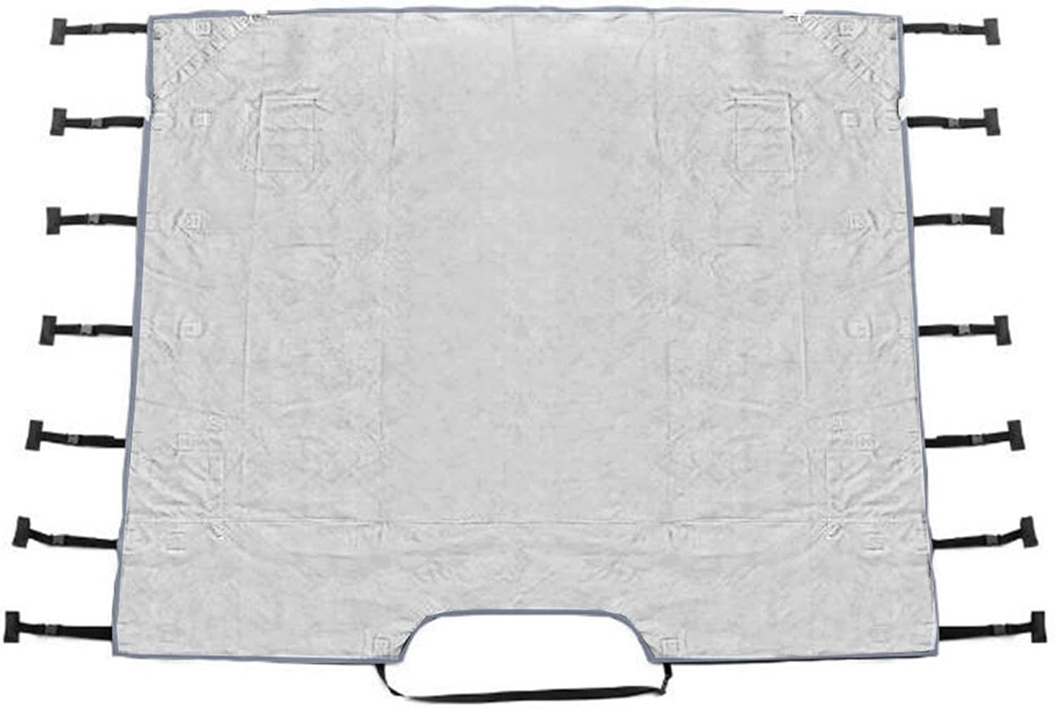 Lyanny RV Tow Cover,Caravan Waterproof Towing Front Cover - RV Towing Cover Caravan Covers Protector for Motorhome Waterproof with Reflective Strips image number 2