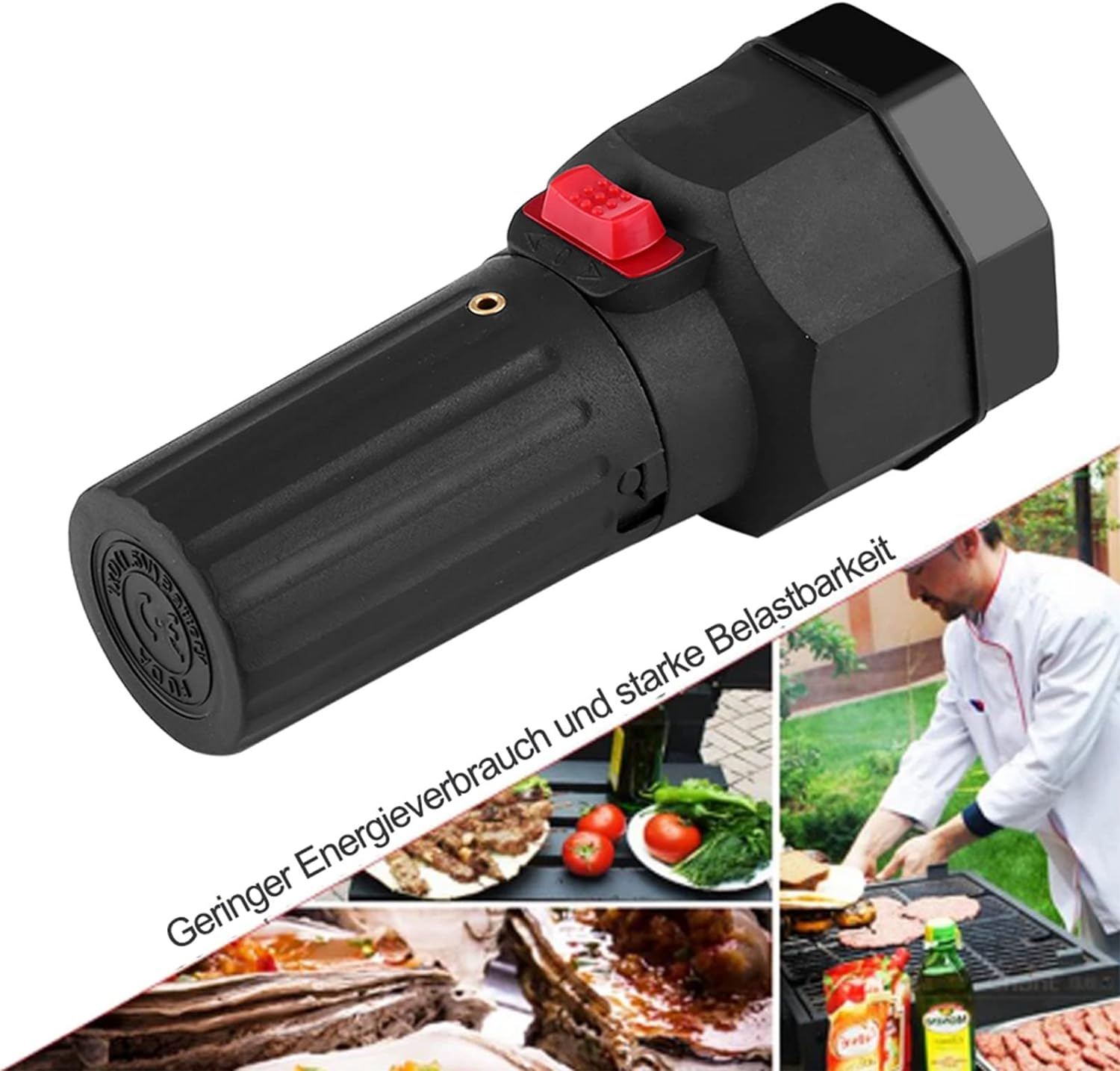 1.5V Barbecue Motor, Electric Grill Roasting Rotisserie Grill Motor, BBQ Rotisserie Motor, with USB Cable (Battery Not Included) image number 6