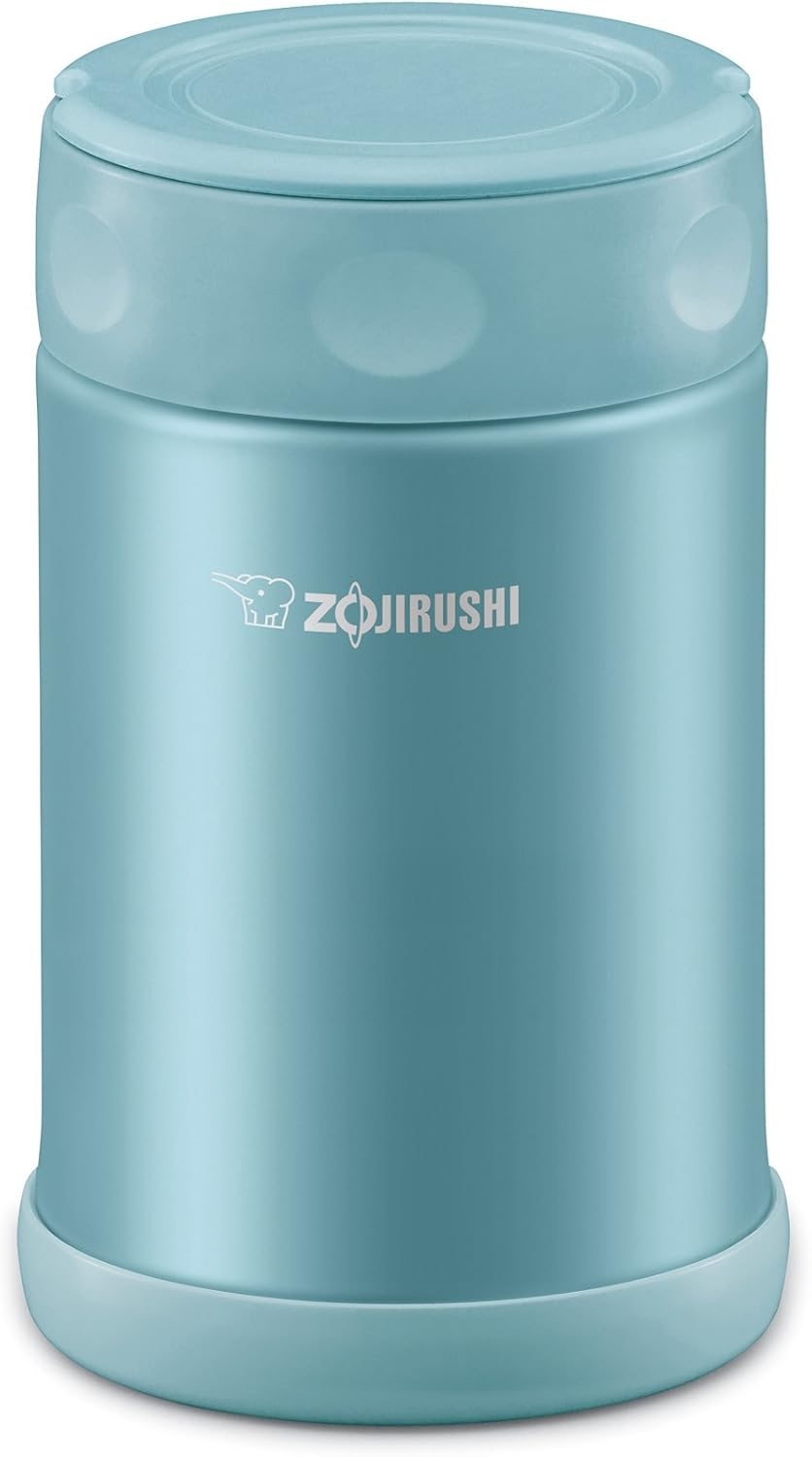 Zojirushi Stainless Steel Food Jar 500 Ml Aqua,Aqua Blue image number 5
