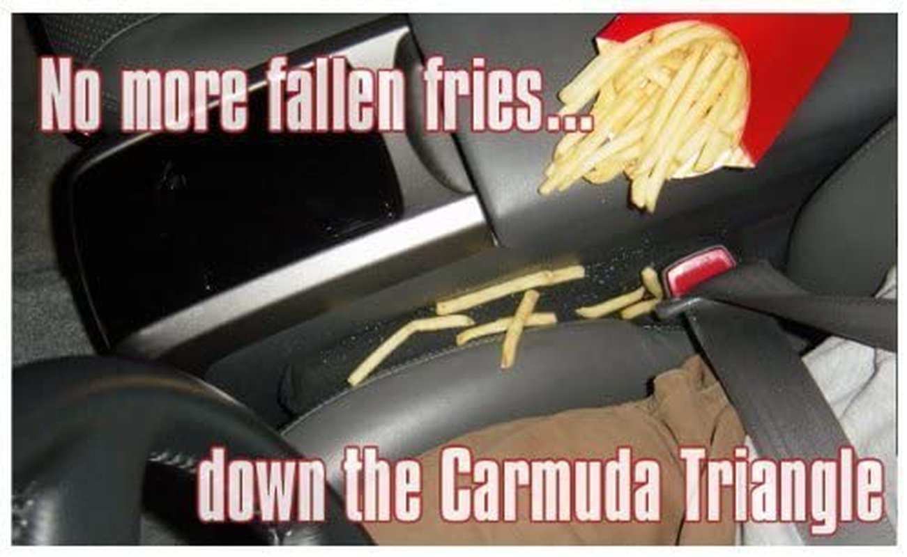 Drop Stop - the Original Patented Car Seat Gap Filler (As Seen on Shark Tank) - between Seats Console Organizer, Set of 2 and Slide Free Pad and Light image number 1